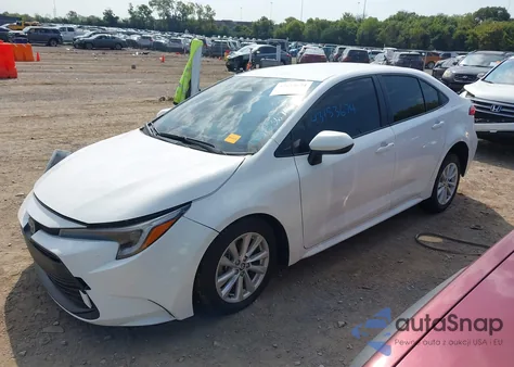 2025 Toyota Corolla Hybrid Le from USA, damaged, VIN JTDBCMFEXS3096375
